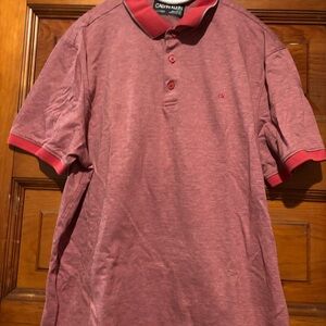 Calvin Klein Men's Polo in Rich Red